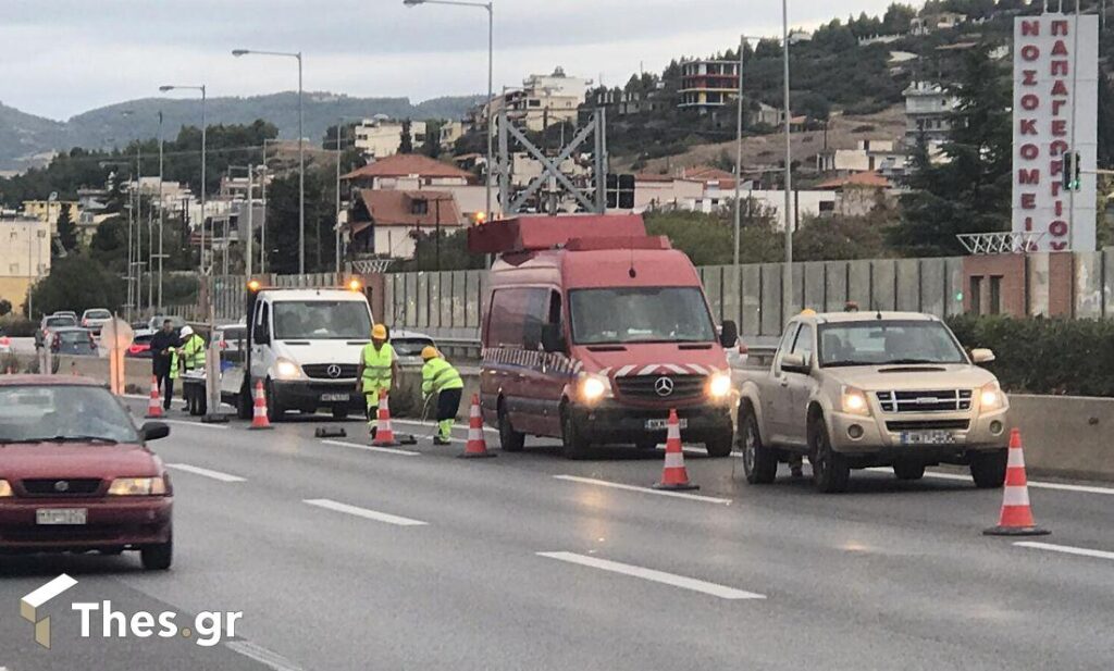 Ξεκίνησαν τα έργα για το Flyover στον Περιφερειακό – Κλειστή η μία λωρίδα (vid)