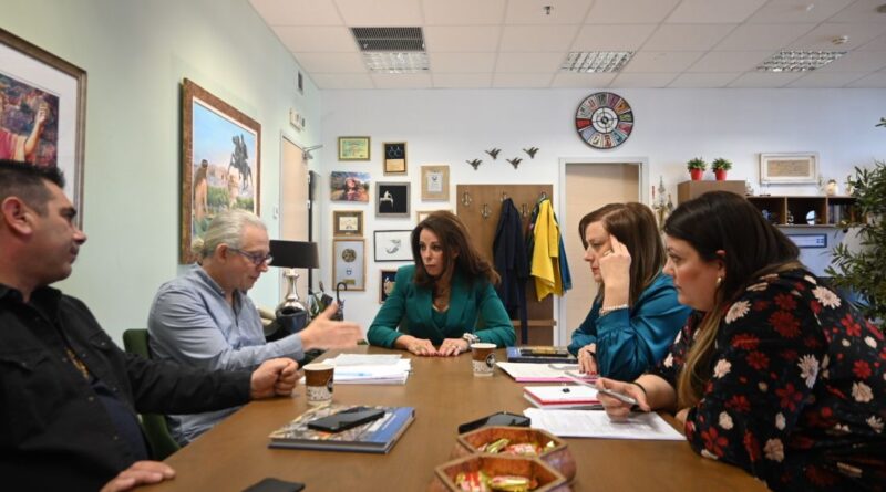 Συνάντηση Μπισμπινά - Πατουλίδου για έργα στο Δήμο Δέλτα