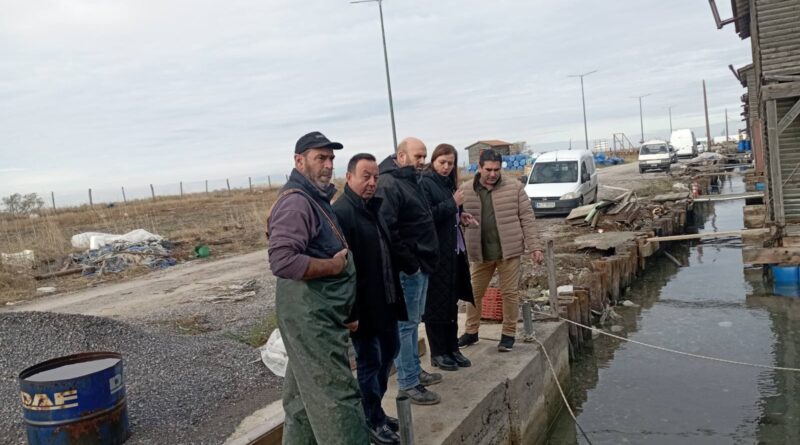 Δήμος Δέλτα: Αυτοψία Μπισμπινά στις Καλύβες Χαλάστρας μετά το πέρασμα της “BORA”