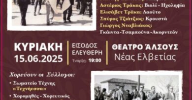 «Στου χορού την τέχνη» από την Ε’ Δημοτική Κοινότητα