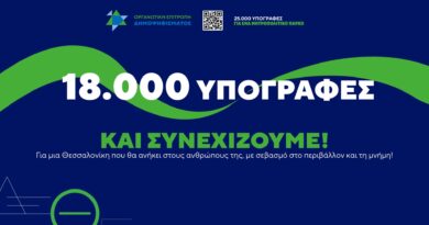 Οργανωτική Επιτροπή Δημοψηφίσματος για τη ΔΕΘ: «18.000 υπογραφές - και συνεχίζουμε!»