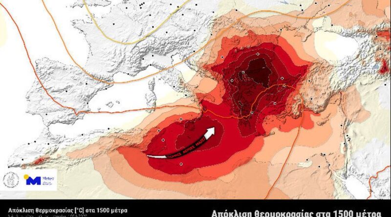 Ισχυρό κύμα καύσωνα στην Ελλάδα και τα Βαλκάνια