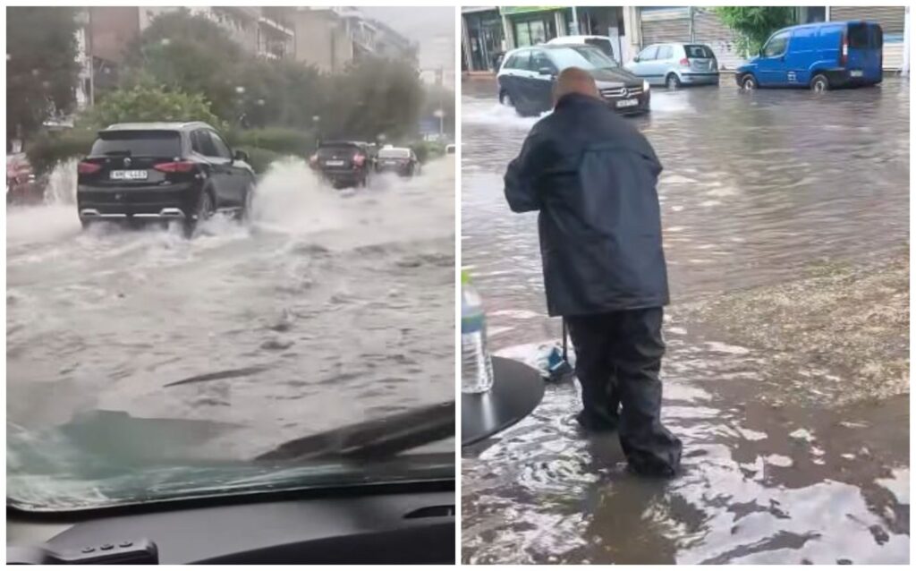 Θεσσαλονίκη: «Ποτάμι» ο Βαρδάρης - Ήχησε συναγερμός στο σταθμό Βενιζέλου (vid)