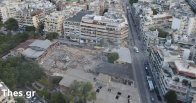 Θεσσαλονίκη: Τέλος εποχής για την ιστορική «Αλυσίδα» – Εικόνες drone από την κατεδάφισή (vid)