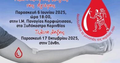 Στη Σίνδο η Φλόγα Αγάπης της 23ης Πανελλήνιας Λαμπαδηδρομίας Εθελοντών Αιμοδοτών