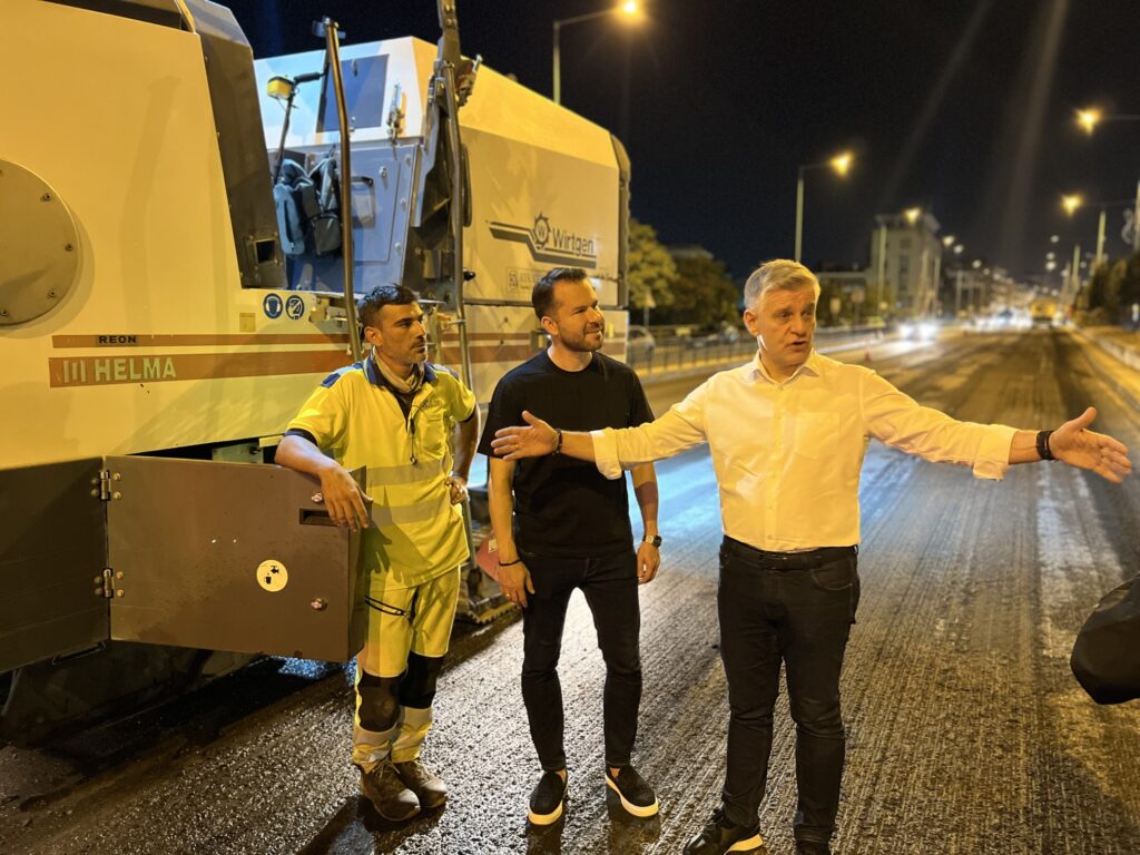 Αλλάζει όψη η λεωφόρος Μίκη Θεοδωράκη (πρώην Λαγκαδά) - Ολοκληρώθηκε το 60% των εργασιών (pics)