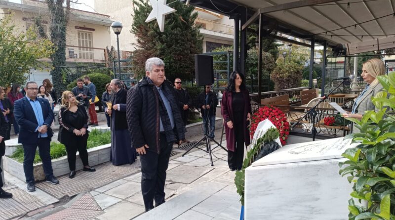 Ο Δήμος Κορδελιού – Ευόσμου τίμησε τους αγωνιστές του Πολυτεχνείου