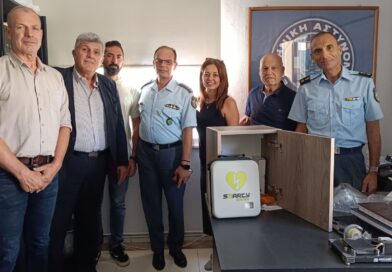Δωρεά αυτόματου απινιδωτή στο ΑΤ Κορδελιού Ευόσμου – Στη διάθεση των δημοτών όλο το 24ωρο