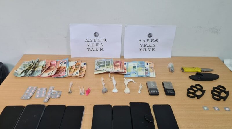 Τέσσερις συλλήψεις για ναρκωτικά στον Δενδροπόταμο