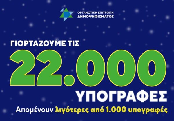 Δημοψήφισμα για τη ΔΕΘ: Ξεπέρασαν τις 22.000 οι υπογραφές
