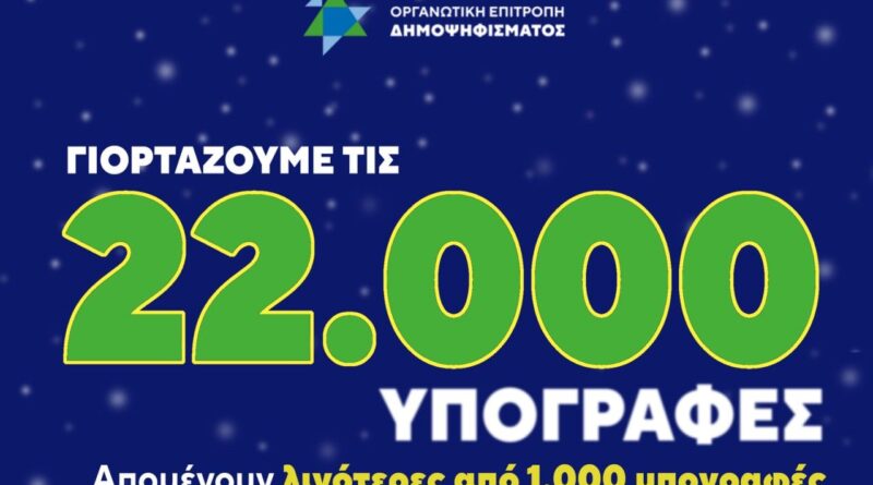 Δημοψήφισμα για τη ΔΕΘ: Ξεπέρασαν τις 22.000 οι υπογραφές