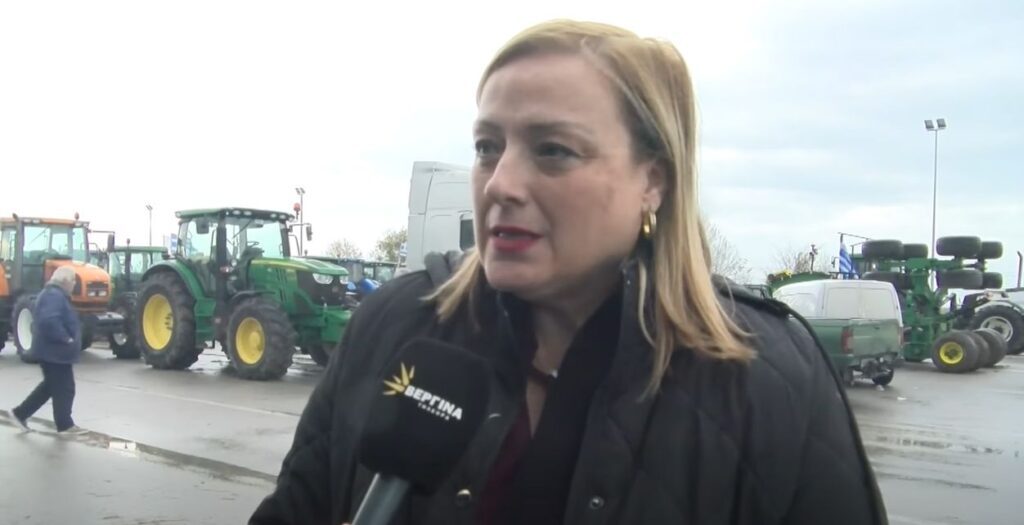 Νέα Μάλγαρα: Στο πλευρό των αγροτών η Γερακίνα Μπισμπινά (vid)