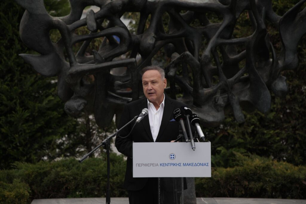 Στις εκδηλώσεις για την Εθνική Ημέρα Μνήμης των Ελλήνων Εβραίων Μαρτύρων και Ηρώων του Ολοκαυτώματος ο Στέλιος Αγγελούδης