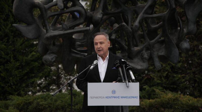 Στις εκδηλώσεις για την Εθνική Ημέρα Μνήμης των Ελλήνων Εβραίων Μαρτύρων και Ηρώων του Ολοκαυτώματος ο Στέλιος Αγγελούδης