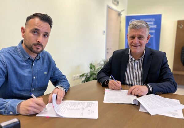 Έργα αντιπλημμυρικής προστασίας στον κόμβο της  Ε.Ο. Θεσσαλονίκης – Καβάλας με τον Σταυρό υπέγραψε ο Κ. Γιουτίκας