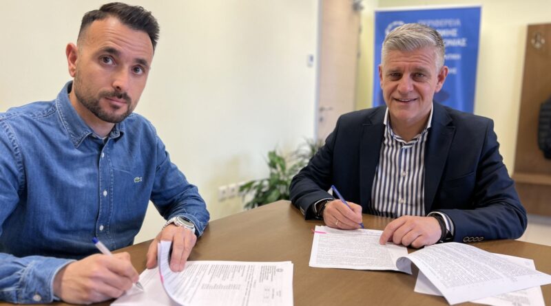 Έργα αντιπλημμυρικής προστασίας στον κόμβο της  Ε.Ο. Θεσσαλονίκης – Καβάλας με τον Σταυρό υπέγραψε ο Κ. Γιουτίκας