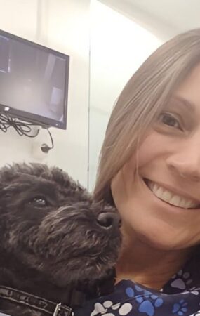 Από τον δρόμο, βοηθός σε οδοντιατρείο: Η τετράποδη Άριελ που διώχνει το άγχος για τον τροχό και τη σύριγγα