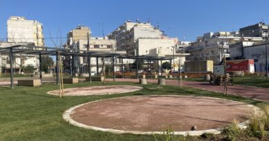 Αυτοψία στο πάρκο Σμύρνης: Στην τελική ευθεία η παράδοση του έργου (pics)