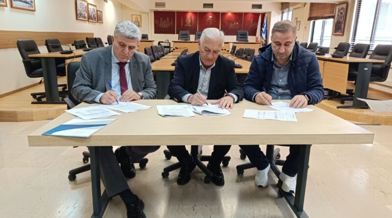Υπογράφτηκε η προγραμματική σύμβαση εκπόνησης μελέτης για τη συντήρηση της γέφυρας της Λεωφόρου Δενδροποτάμου