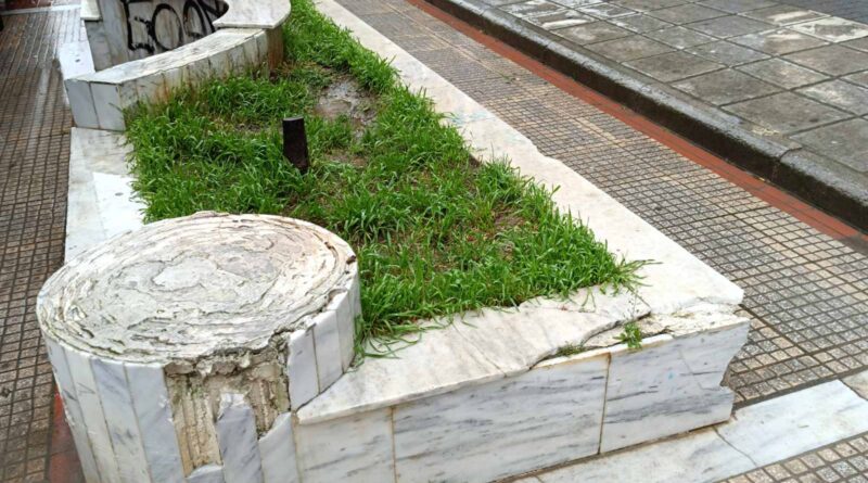 Βανδαλισμοί στον πεζόδρομο του Ελευθερίου – Κορδελιού (pics)