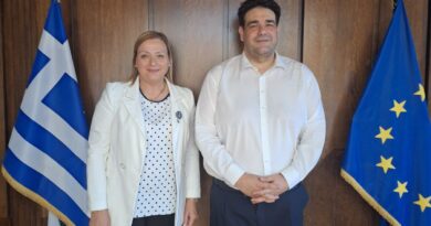 Ποια έργα συζήτησε η Γερακίνα Μπισμπινά με τον Υπουργό Εσωτερικών Θεόδωρο Λιβάνιο