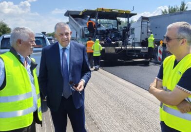 Αυτοψία Ταχιάου στα εργοτάξια της Εγνατίας Οδού στο τμήμα μεταξύ Σίνδου - Κλειδίου