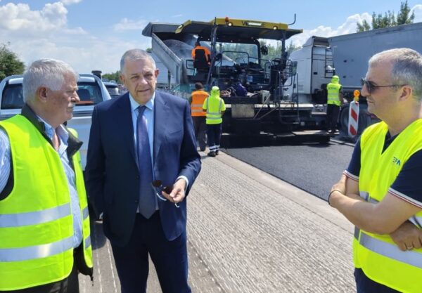 Αυτοψία Ταχιάου στα εργοτάξια της Εγνατίας Οδού στο τμήμα μεταξύ Σίνδου - Κλειδίου