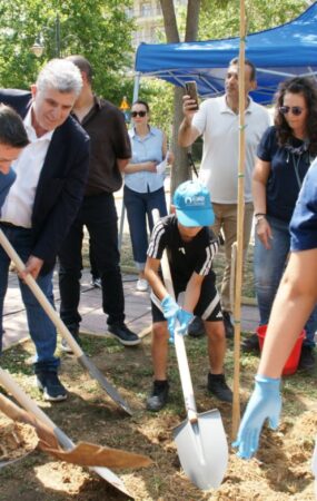 Δενδροφύτευση στο Πάρκο Κυκλοφοριακής Αγωγής Ευόσμου στο πλαίσιο της Παγκόσμιας Ημέρα Περιβάλλοντος