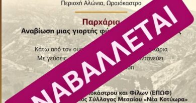 Δήμος Ωραιοκάστρου: Αναβάλλονται τα Παρχάρια
