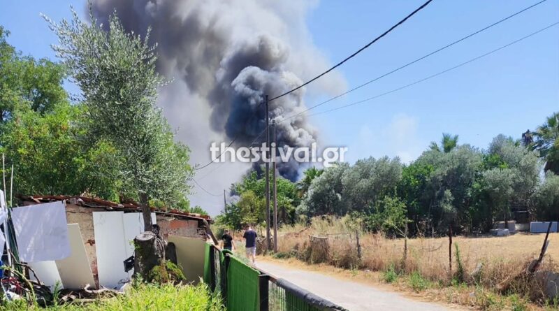 Συνελήφθη 70χρονος για τη φωτιά στο Καλοχώρι