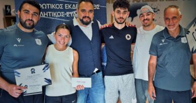 Ο ΜΕΑΣ ΤΡΙΤΩΝ επιβράβευσε τους αθλητές που έλαμψαν στα Πανελλήνια Πρωταθλήματα Ανδρών και Κ20
