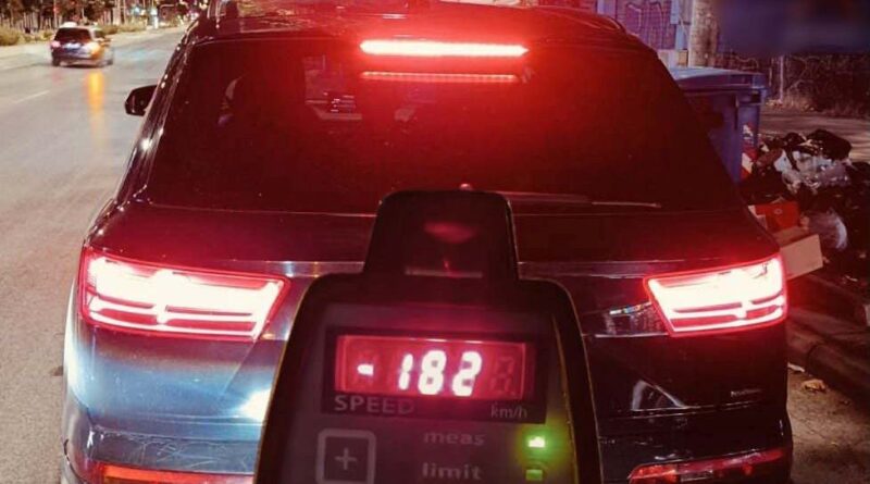 Έτρεχε στην ΠΑΘΕ με 182 χλμ/ώρα και συνελήφθη
