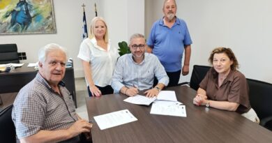 Δ. Ωραιοκάστρου: Υπογράφηκε η σύμβαση για την ολοκλήρωση του αποχετευτικού δικτύου σε Νεοχωρούδα και Πεντάλοφο