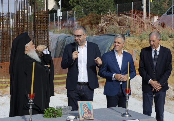Δ. Ωραιοκάστρου: Μπήκαν τα θεμέλια για την κατασκευή του 5ου Δημοτικού Σχολείου Ωραιοκάστρου στη Γαλήνη