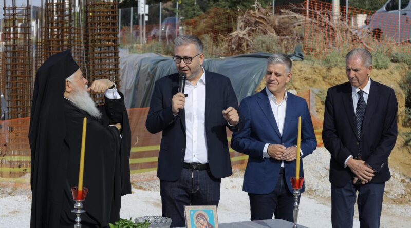 Δ. Ωραιοκάστρου: Μπήκαν τα θεμέλια για την κατασκευή του 5ου Δημοτικού Σχολείου Ωραιοκάστρου στη Γαλήνη